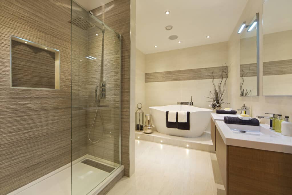 Elegant bathroom Remodel.