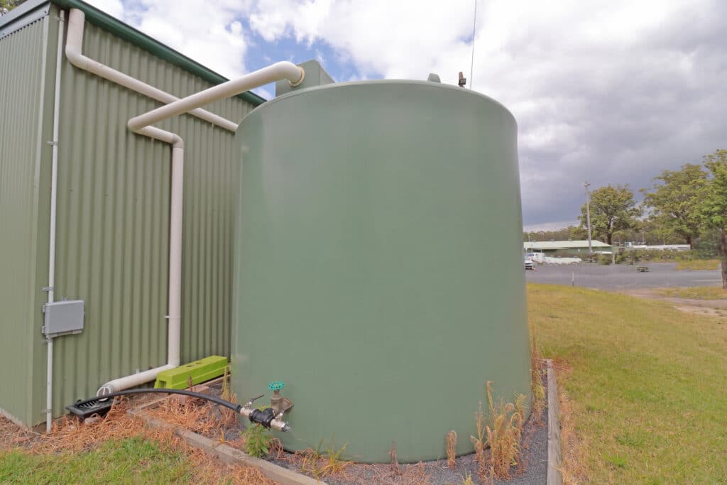 Rainwater Harvesting Tank.