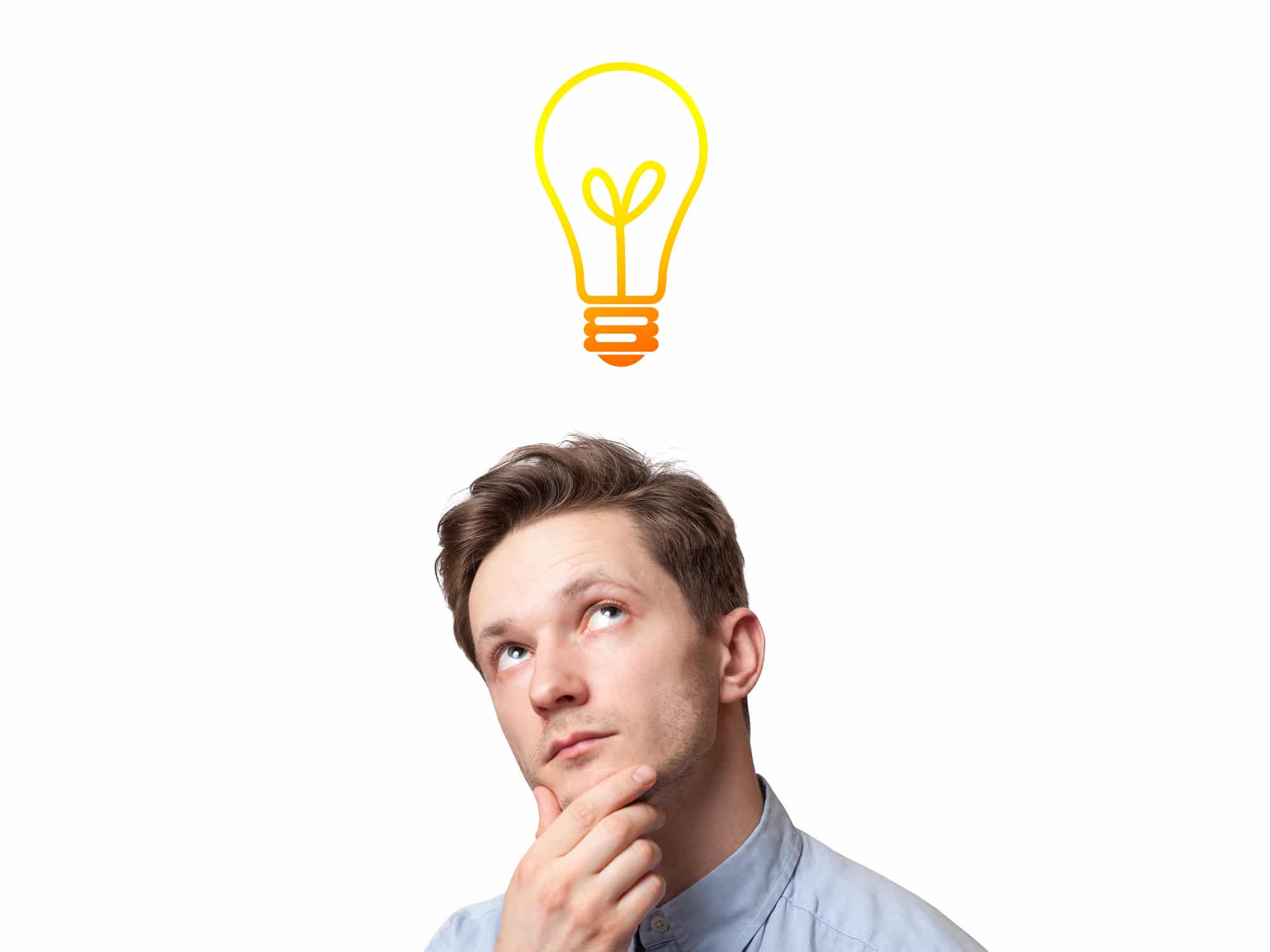 Man thinking of a solution for main water line leak.