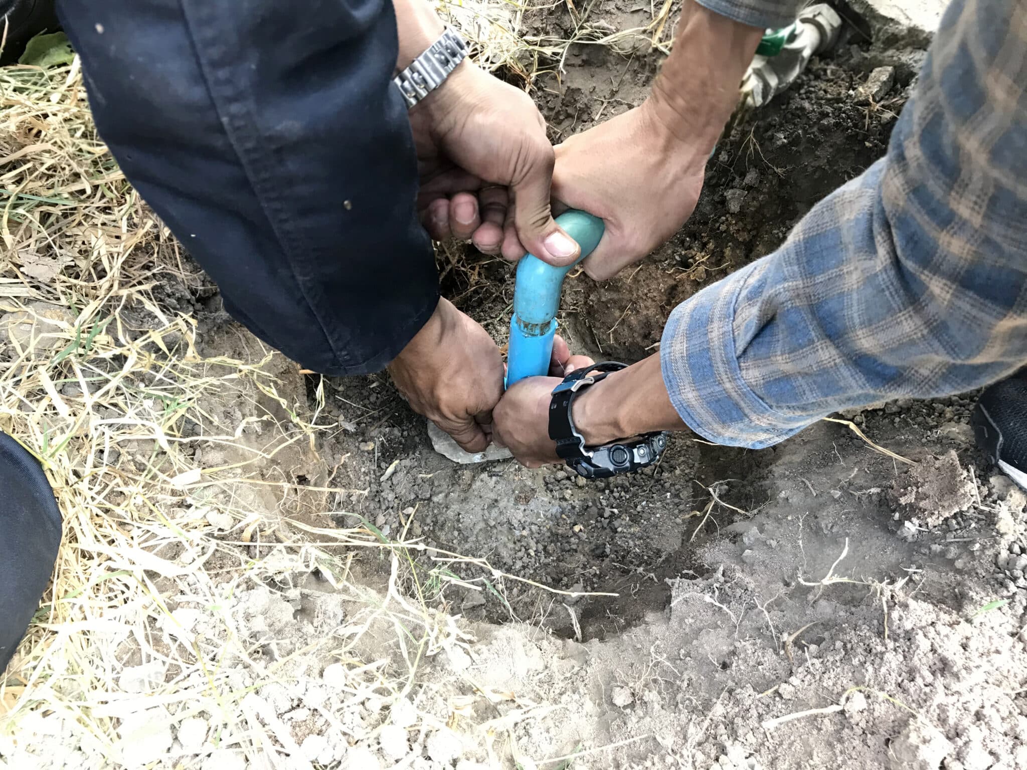 Repair the pipe and fitting of water supply and underground system maintenance, Groundwater table shifts.