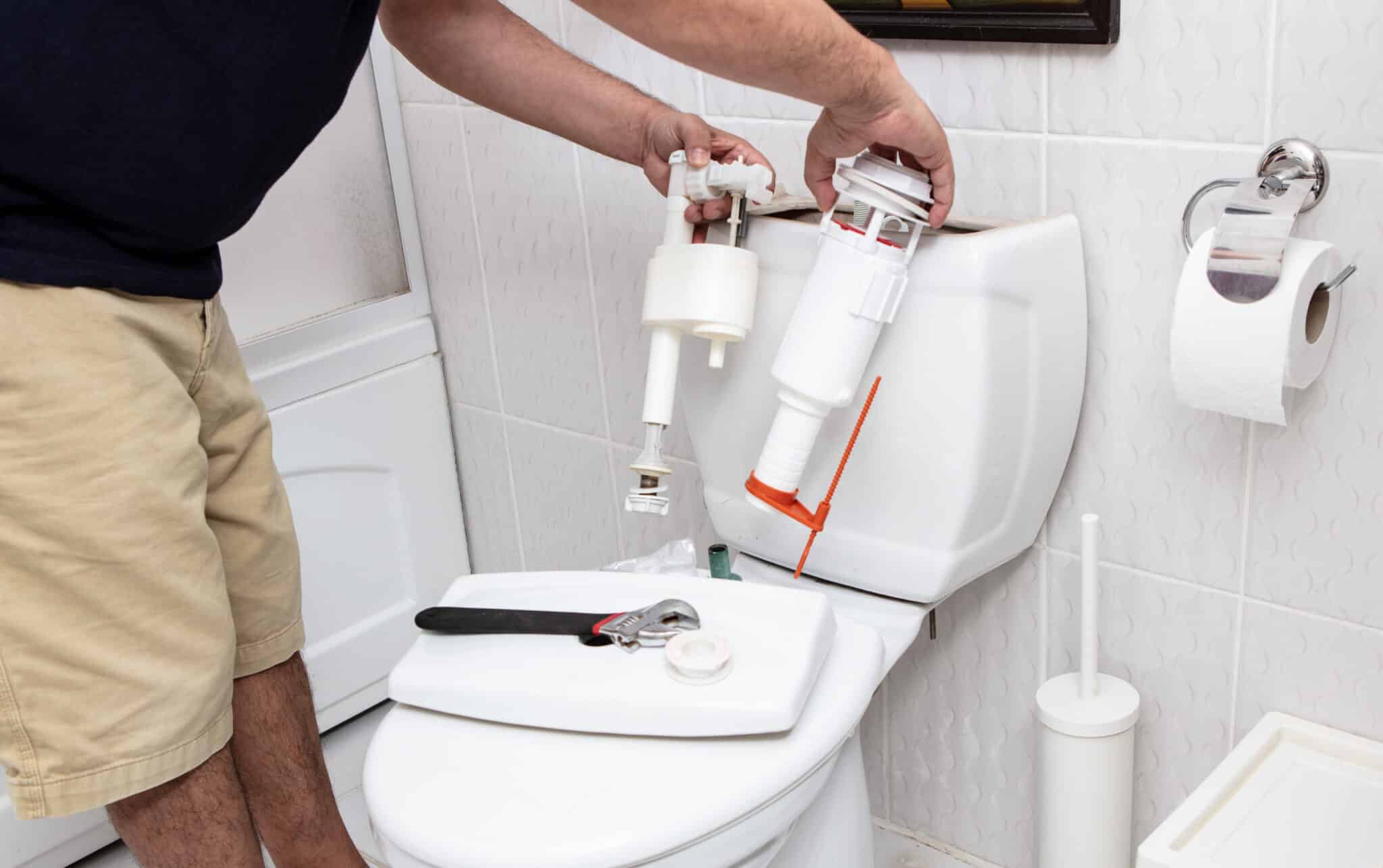 How to replace toilet flapper, Toilet Running.